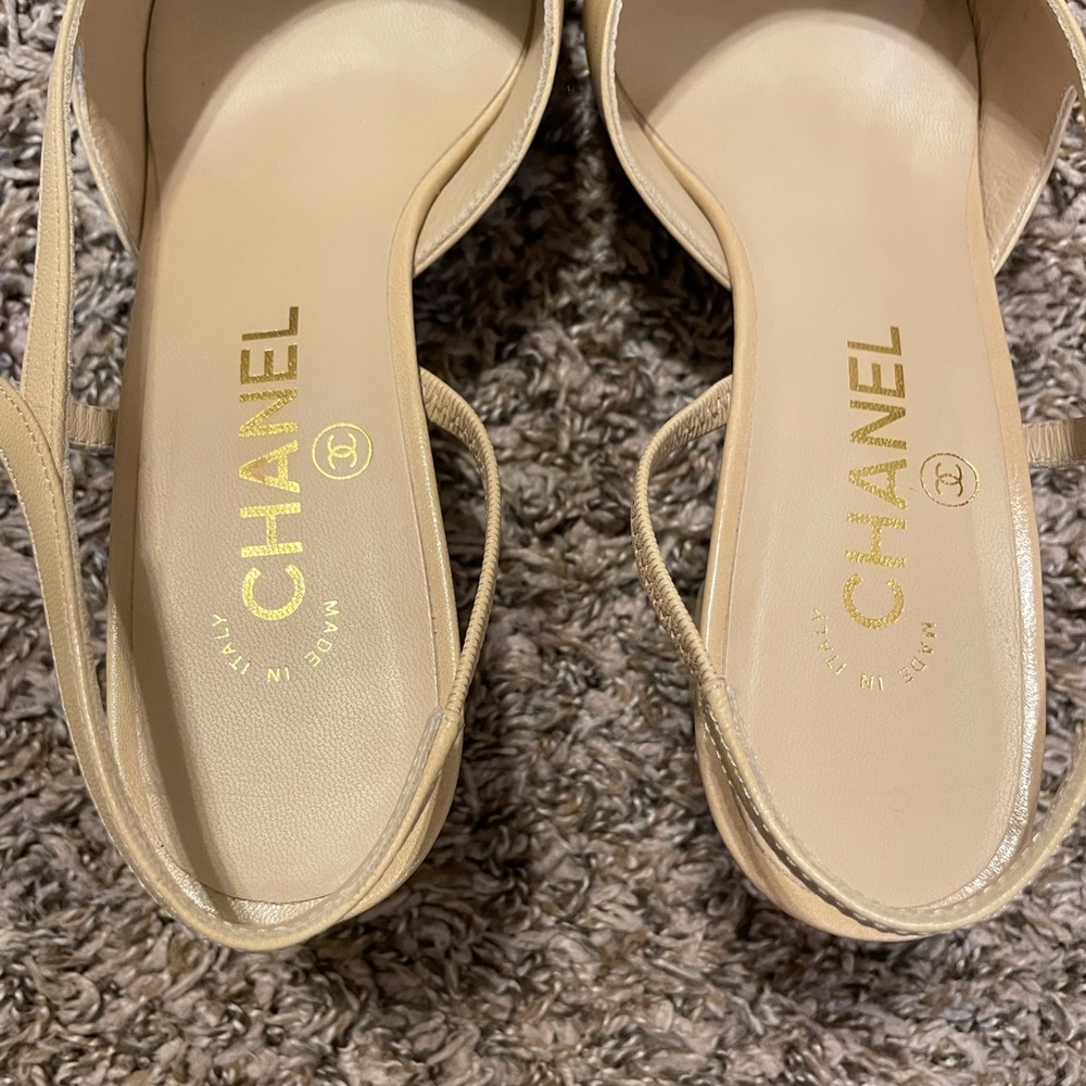 CHANEL classic slingback 100% authentic! EUC - Picture 9 of 15